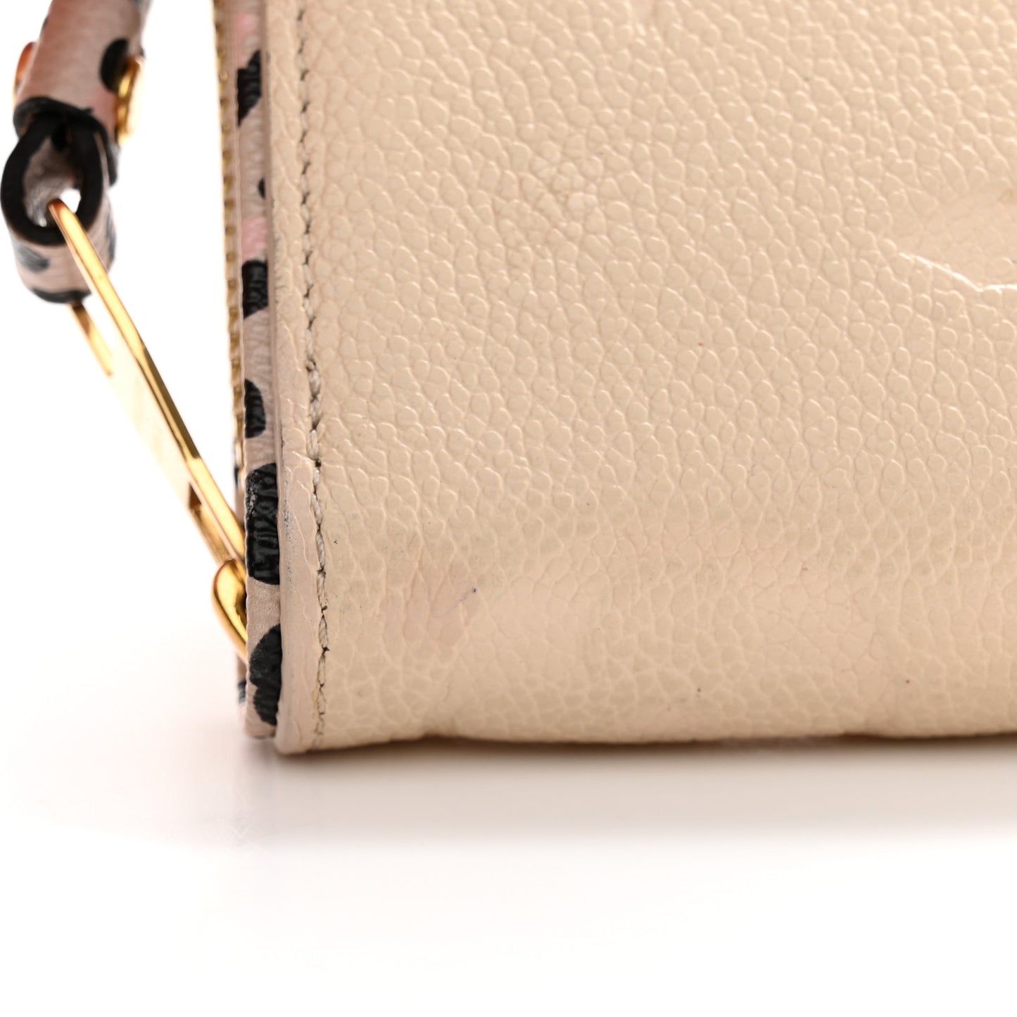 Empreinte Monogram Giant Wild At Heart Zippy Wallet Creme
