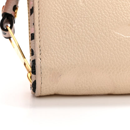 Louis Vuitton Empreinte Monogram Giant Wild At Heart Zippy Wallet Creme 10 of 16