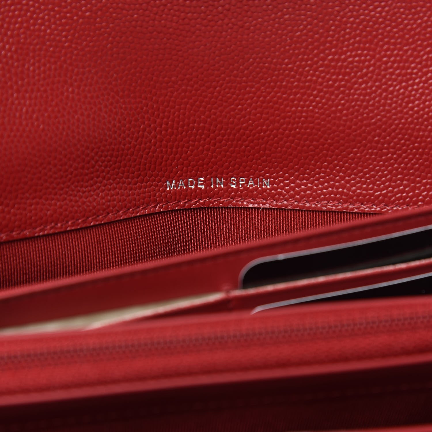 Chanel Caviar Quilted Large Flap Wallet Red 7 of 11