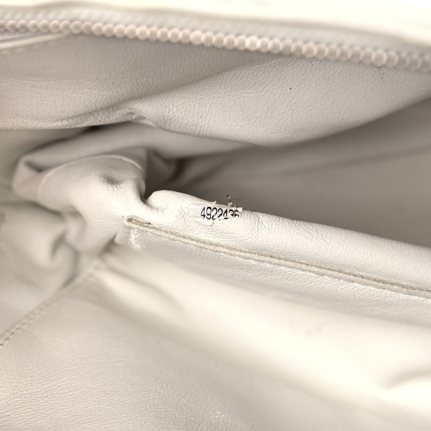 Caviar Quilted Shoulder Bag White