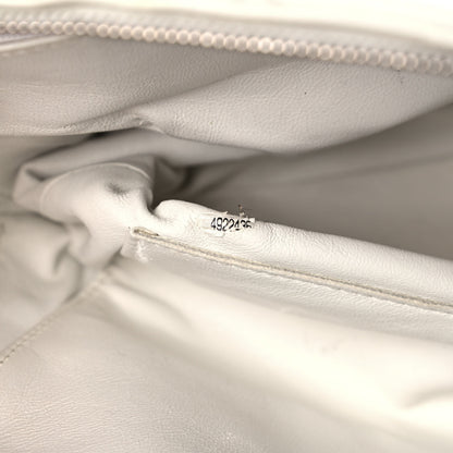 Chanel Caviar Quilted Shoulder Bag White 12 of 17
