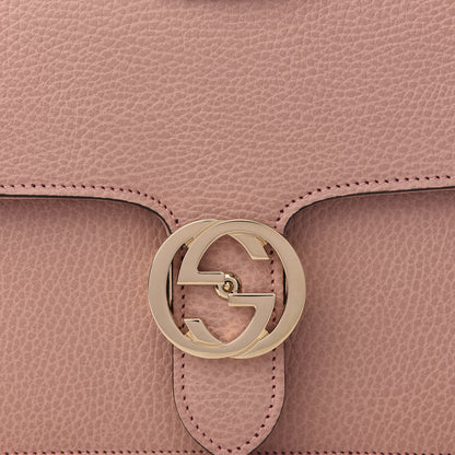 Gucci Dollar Calfskin Interlocking G Shoulder Bag Soft Pink 8 of 8