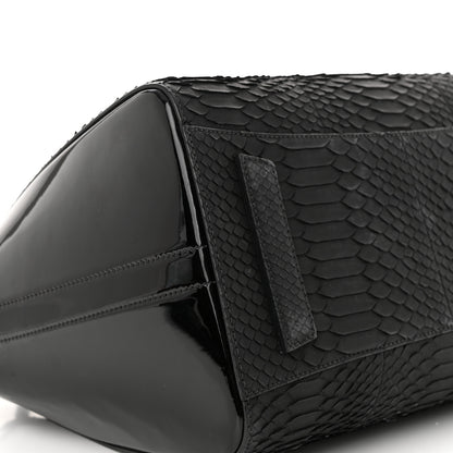 Givenchy Snakeskin Patent Mini Antigona Black 9 of 14