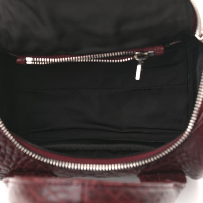 Alexander Wang Pebbled Lambskin Mini Rockie Beet Rhodium Hardware 7 of 9