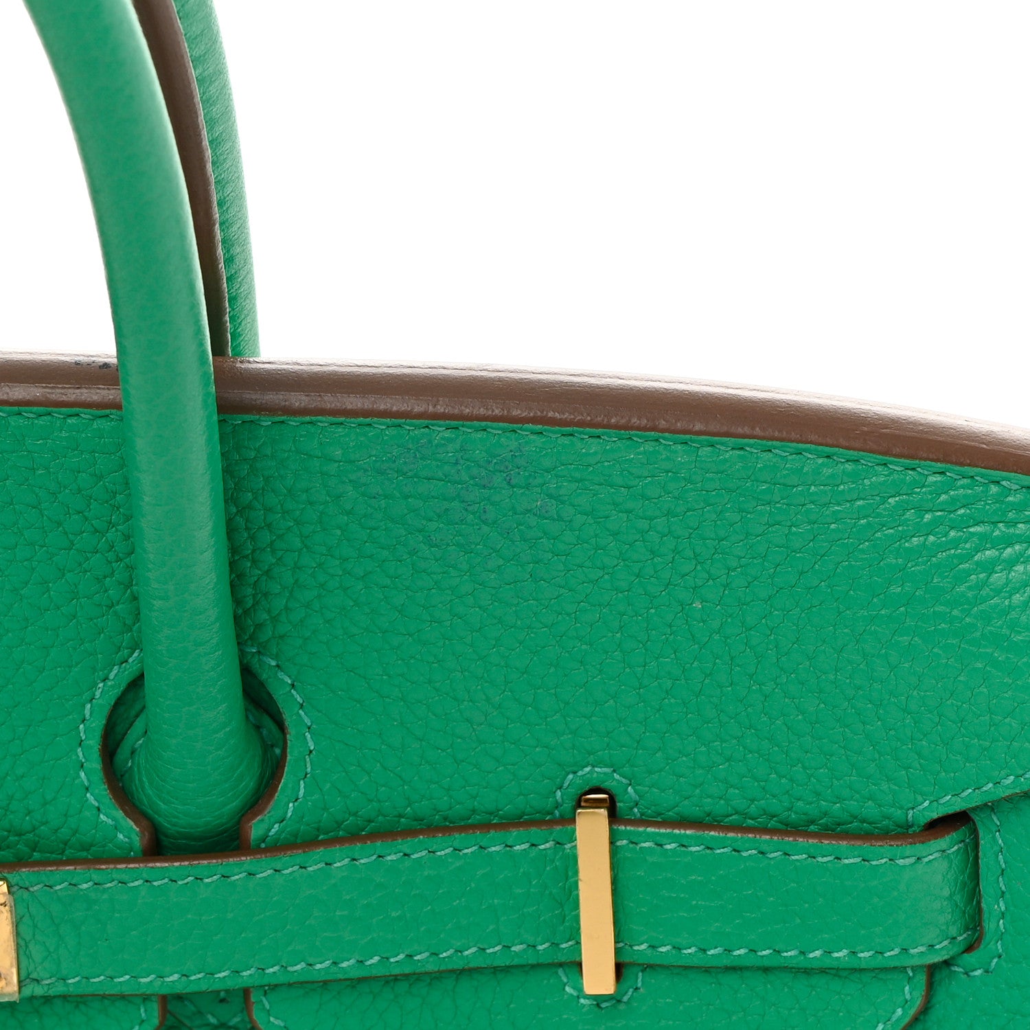 Hermes Taurillon Clemence Birkin 35 Menthe 26 of 26