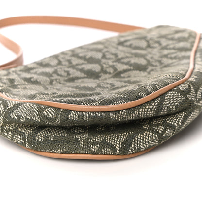 Christian Dior Monogram Mini Saddle Pochette Green 9 of 12