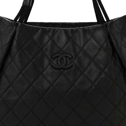 Chanel Caviar Quilted Soho Expandable Zip Shoulder Bag Black 8 of 10