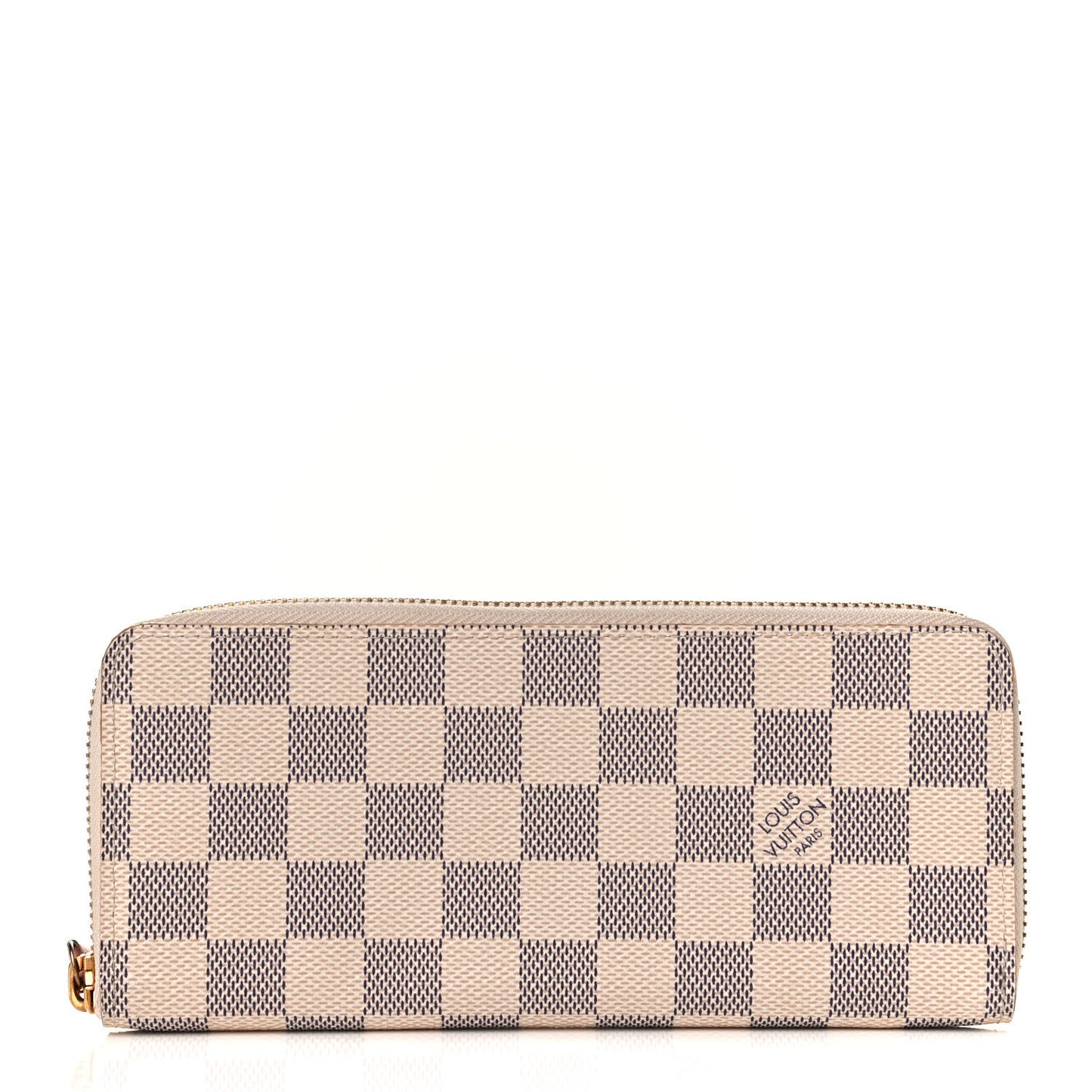 Damier Azur Clemence Wallet Rose Ballerine