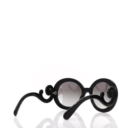 Prada Baroque Sunglasses SPR 27N Black 6 of 9