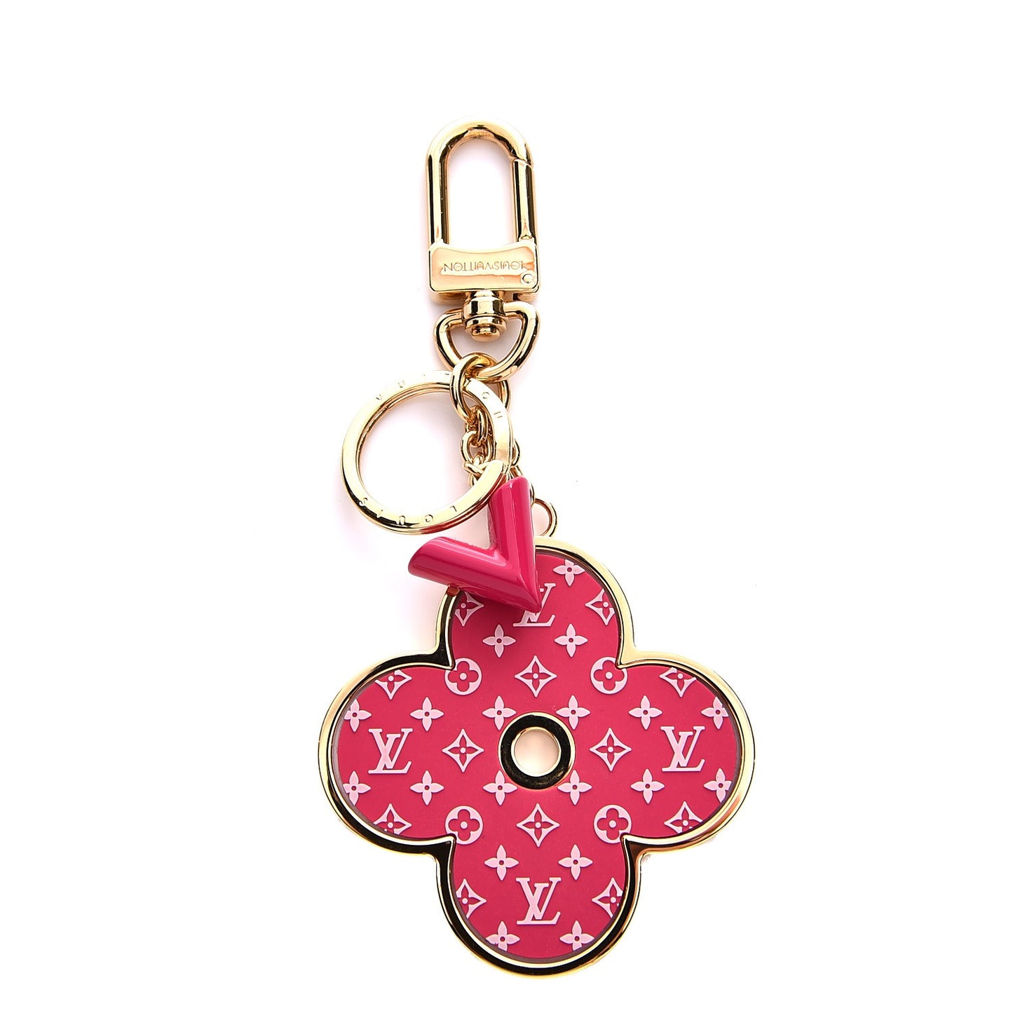 Monogram All Over Bag Charm Key Holder