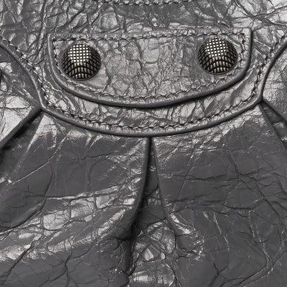 Balenciaga Agneau Arena Le Cagole Shoulder Bag XS Dark Grey 9 of 12