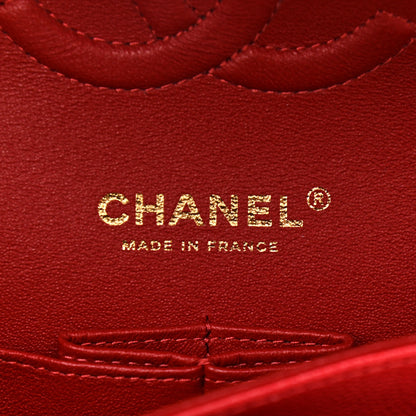 Chanel Caviar Quilted Medium Double Flap Red 6 of 11