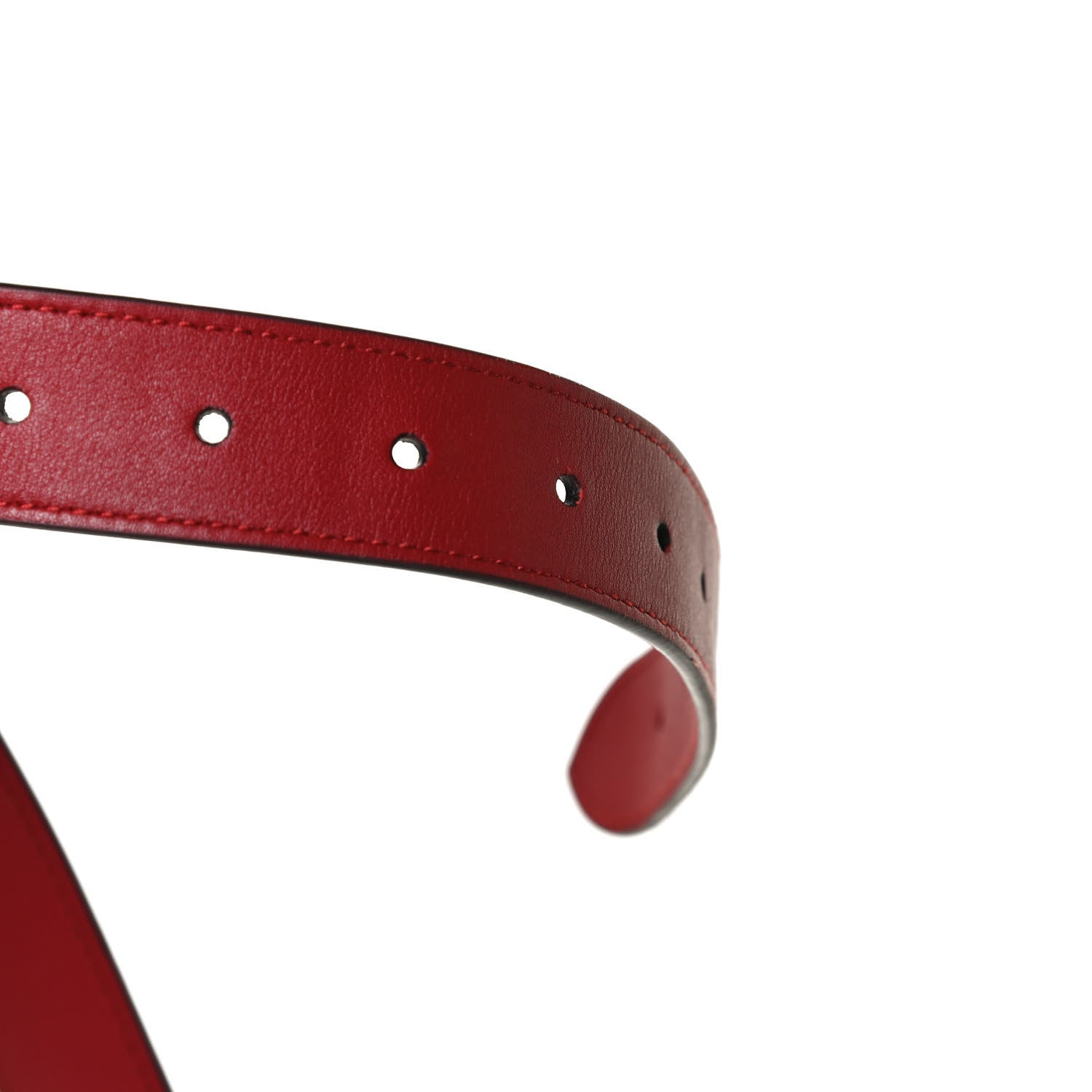 Gucci Calfskin Matelasse GG Marmont Belt Bag 85 34 Hibiscus Red 17 of 17