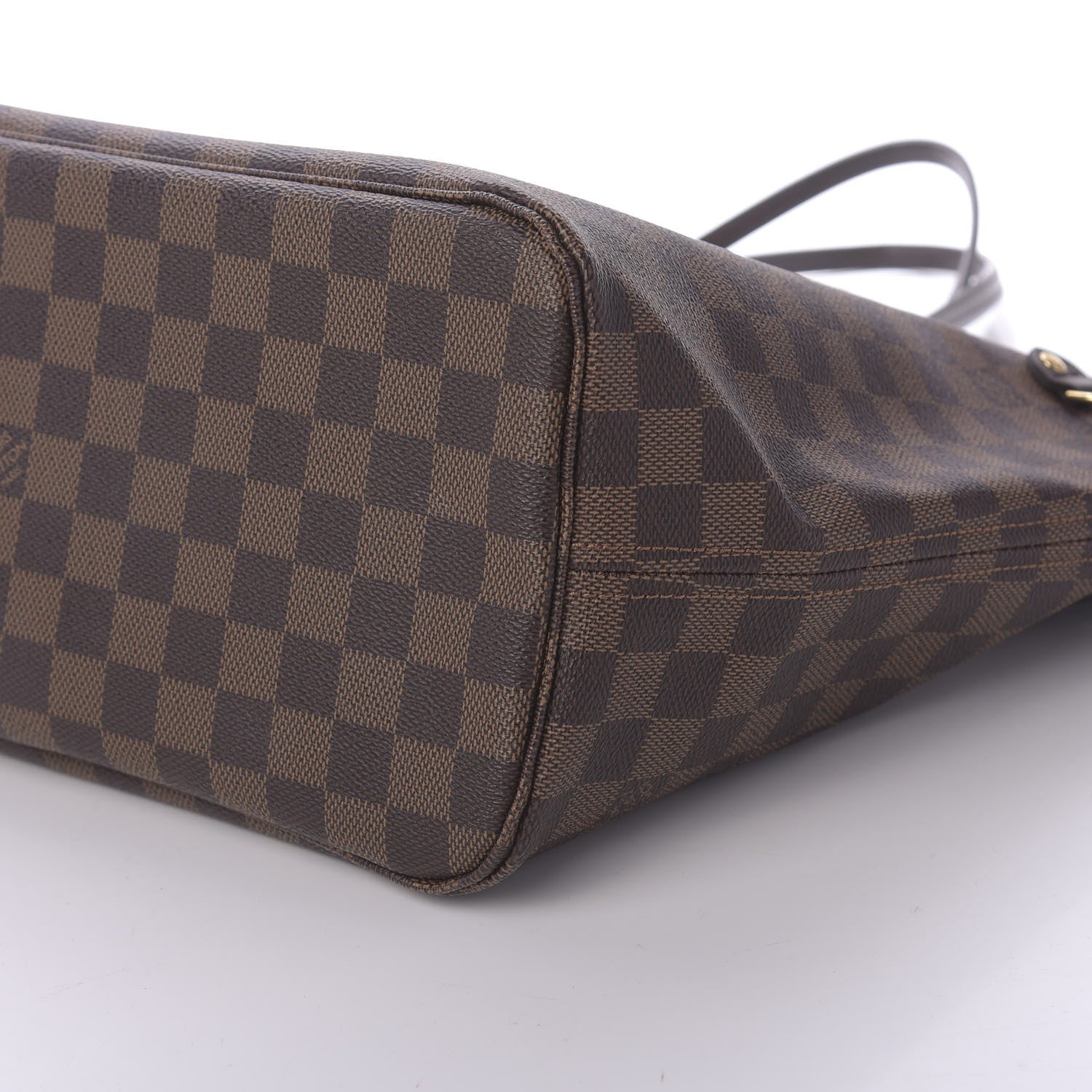 Louis Vuitton Damier Ebene Neo Neverfull MM Rose Ballerine 7 of 11