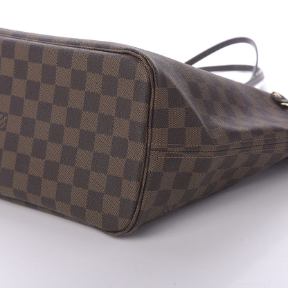Louis Vuitton Damier Ebene Neo Neverfull MM Rose Ballerine 7 of 11