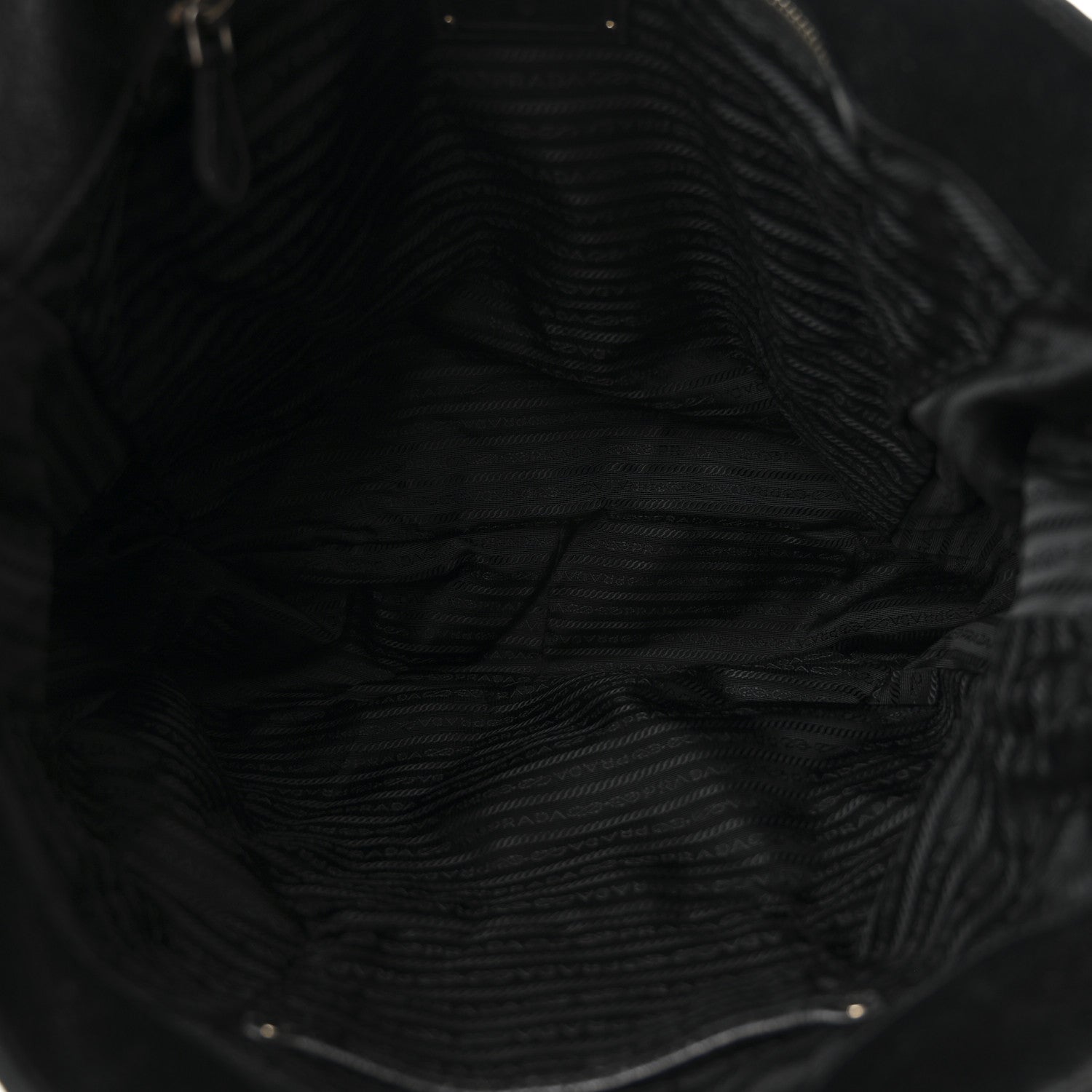 Prada Tessuto Nylon Cervo Lux 24H Tote Black 5 of 11