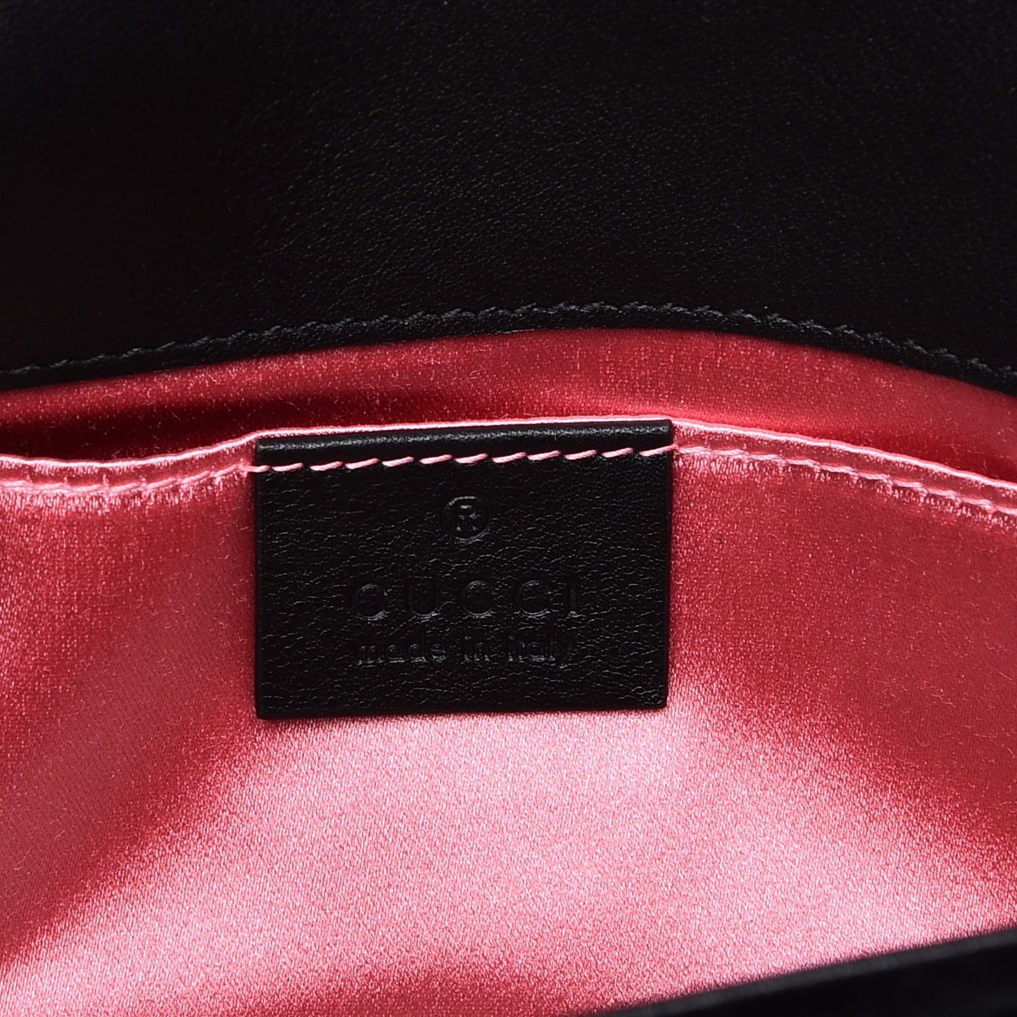 Velvet Matelasse Mini GG Marmont Shoulder Bag Black