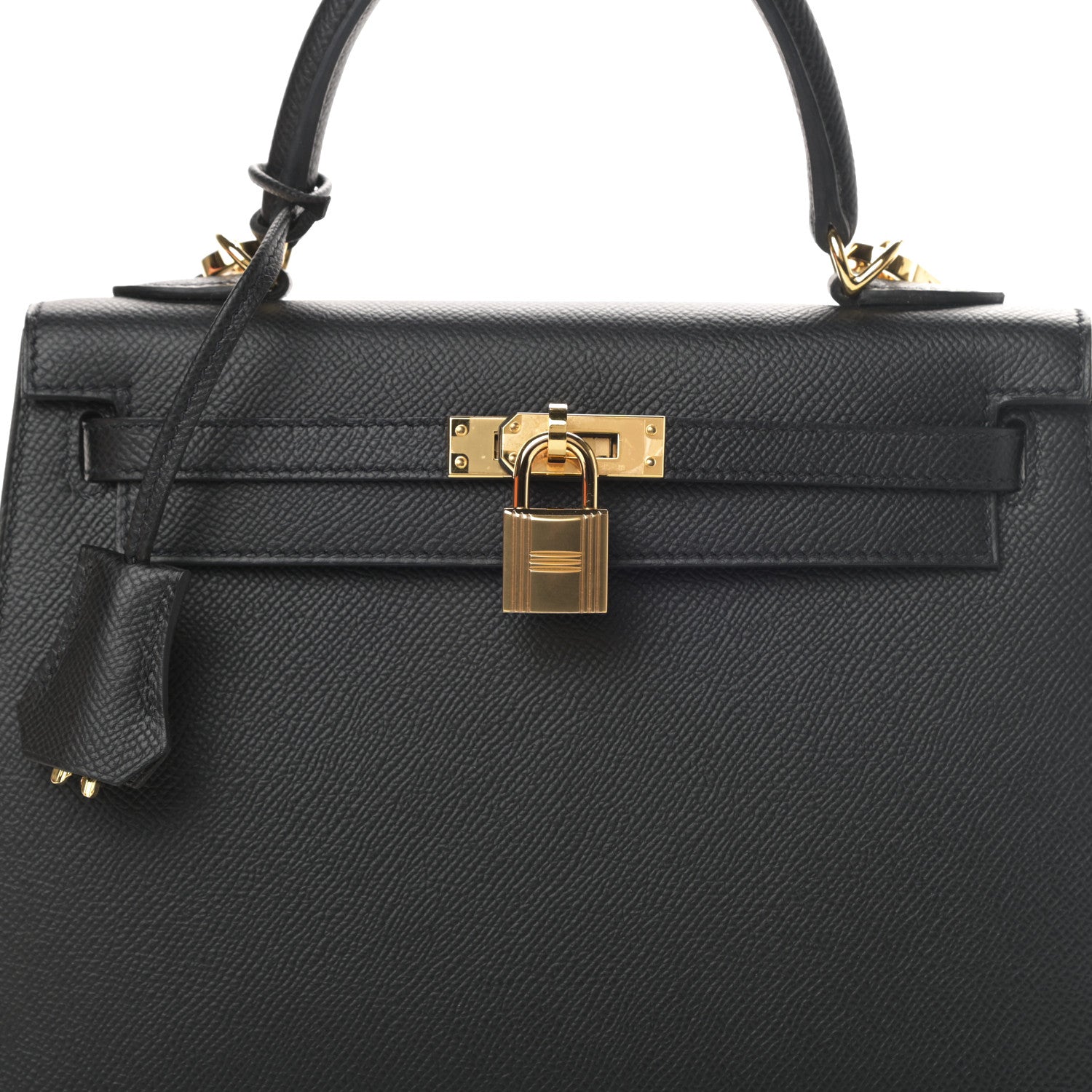 Hermes Epsom Kelly Sellier 25 Black 8 of 11