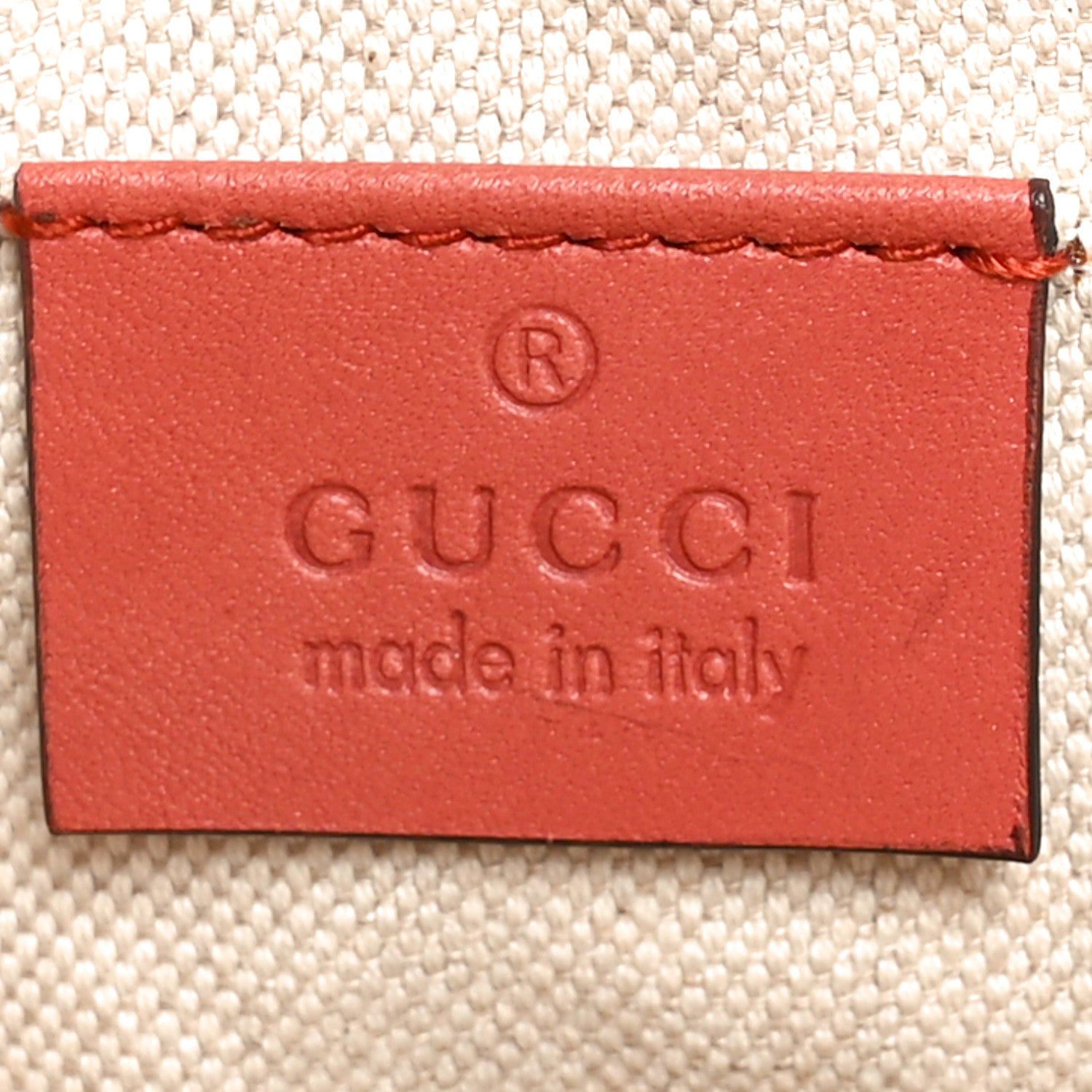 Gucci Metallic Monogram Medium Craft Tote Coral 7 of 11