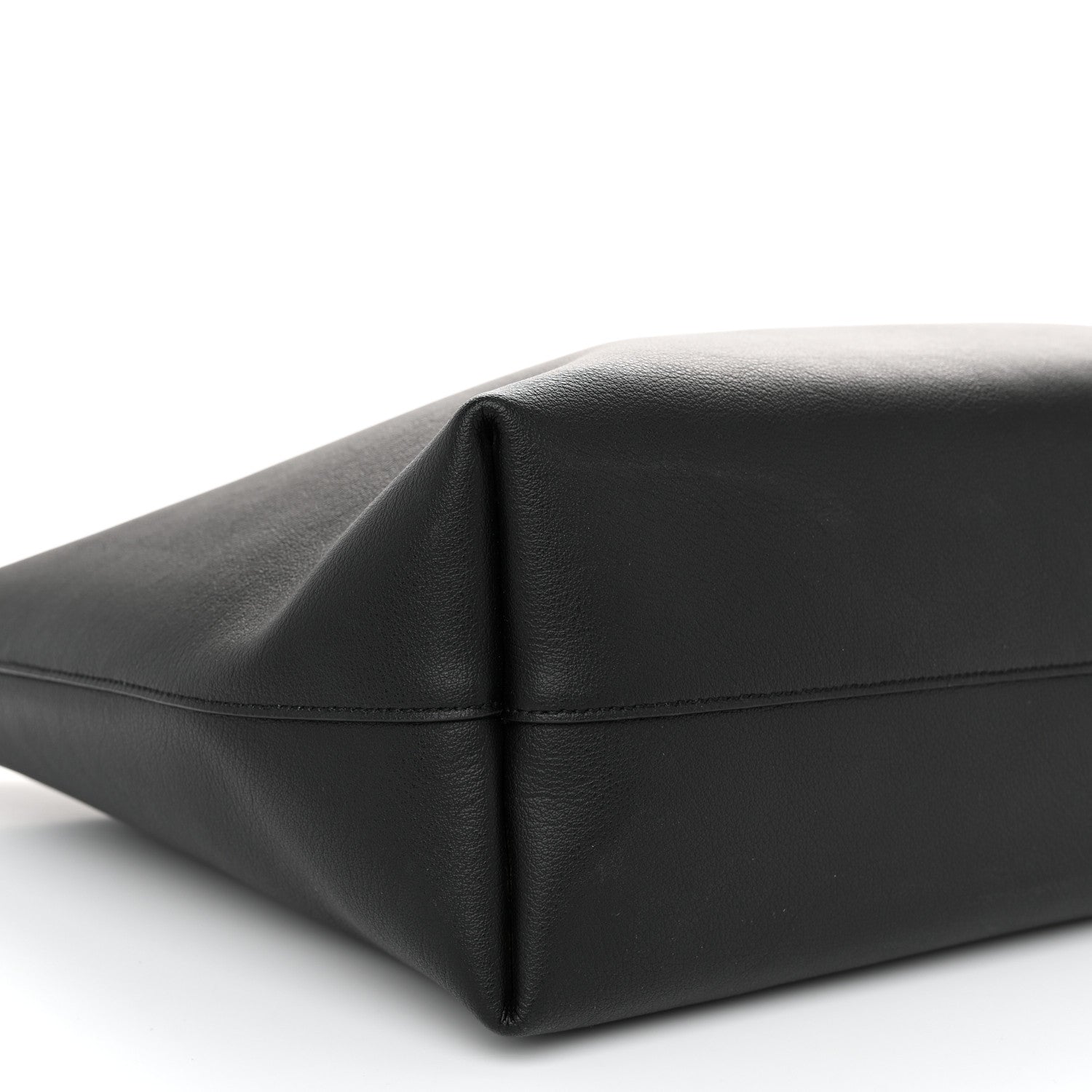 Saint Laurent Calfskin Large Shopping Tote Black 10 of 11