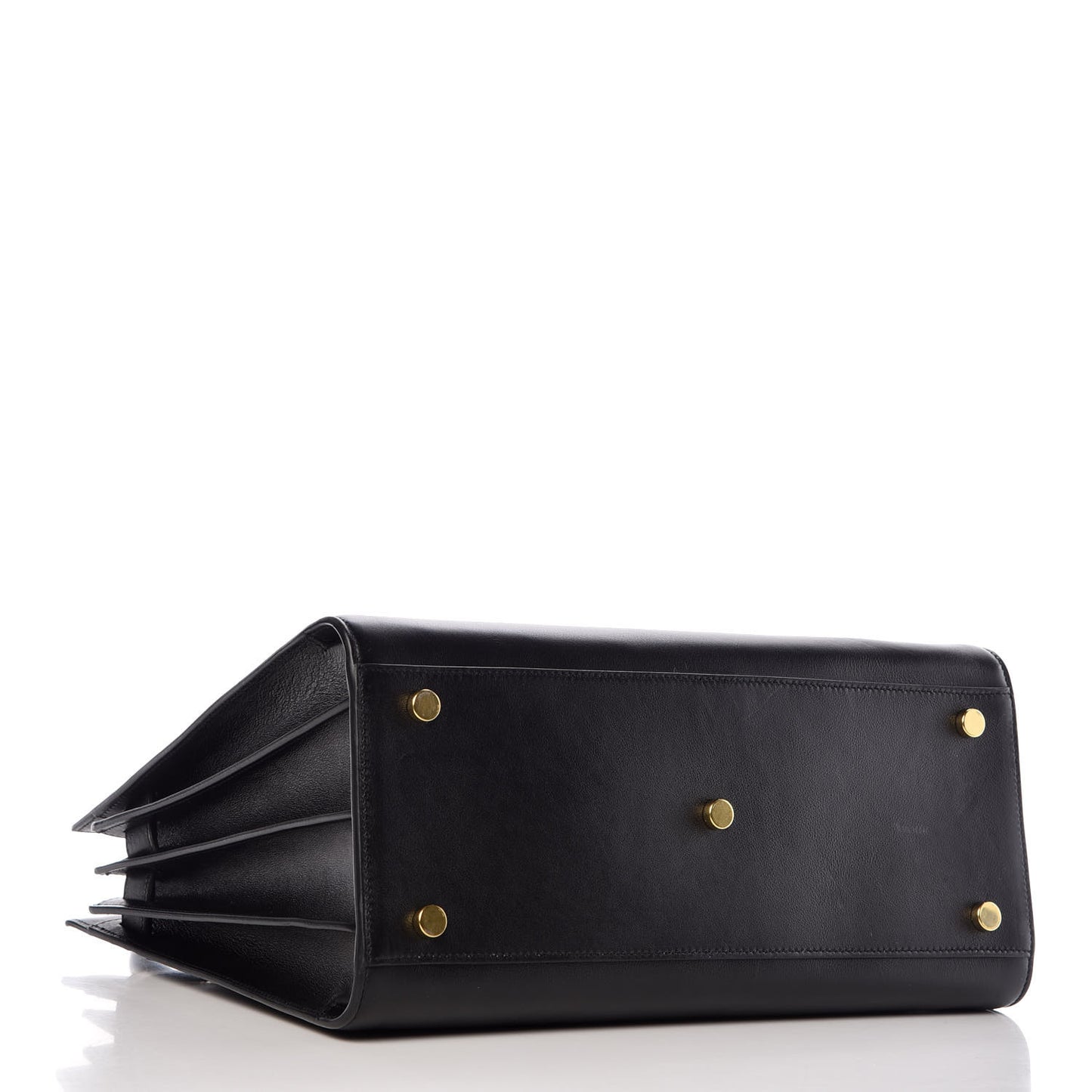 Calfskin Small Sac De Jour Black