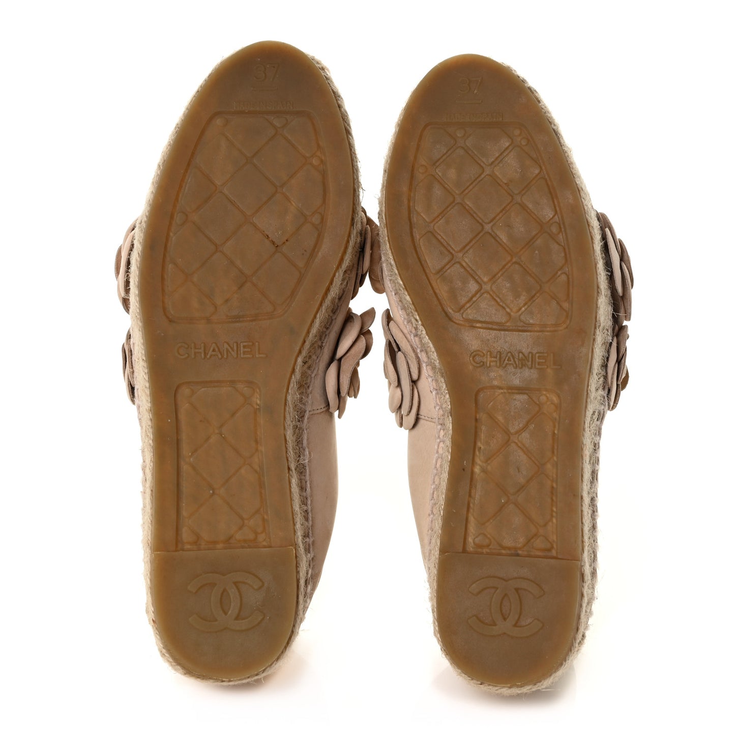 Suede Camellia CC Espadrilles 37 Pink