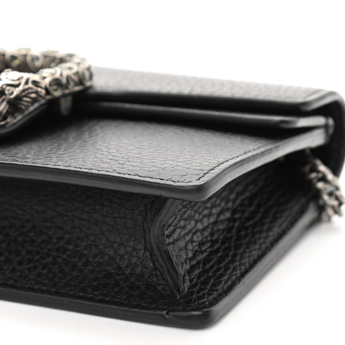 Calfskin Super Mini Dionysus Shoulder Bag Black