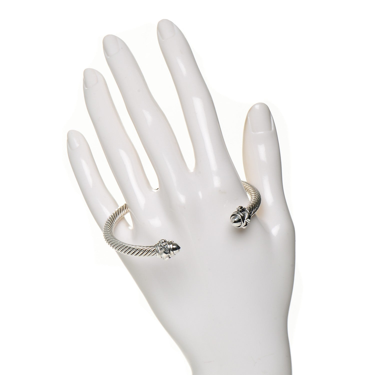 David Yurman Sterling Silver 5mm Renaissance Bracelet 2 of 5