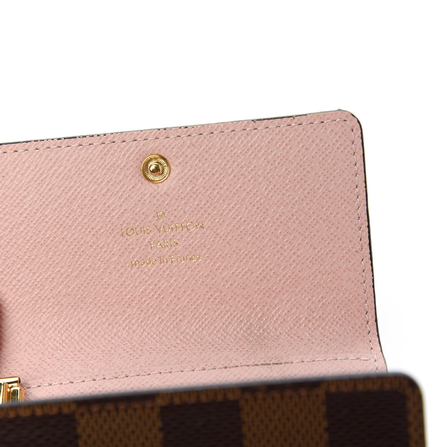 Louis Vuitton Damier Ebene Multicles 6 Key Holder Rose Ballerine 8 of 11