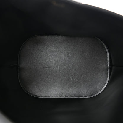 Celine Smooth Calfskin Triomphe Medium Louise Bag Black 6 of 10