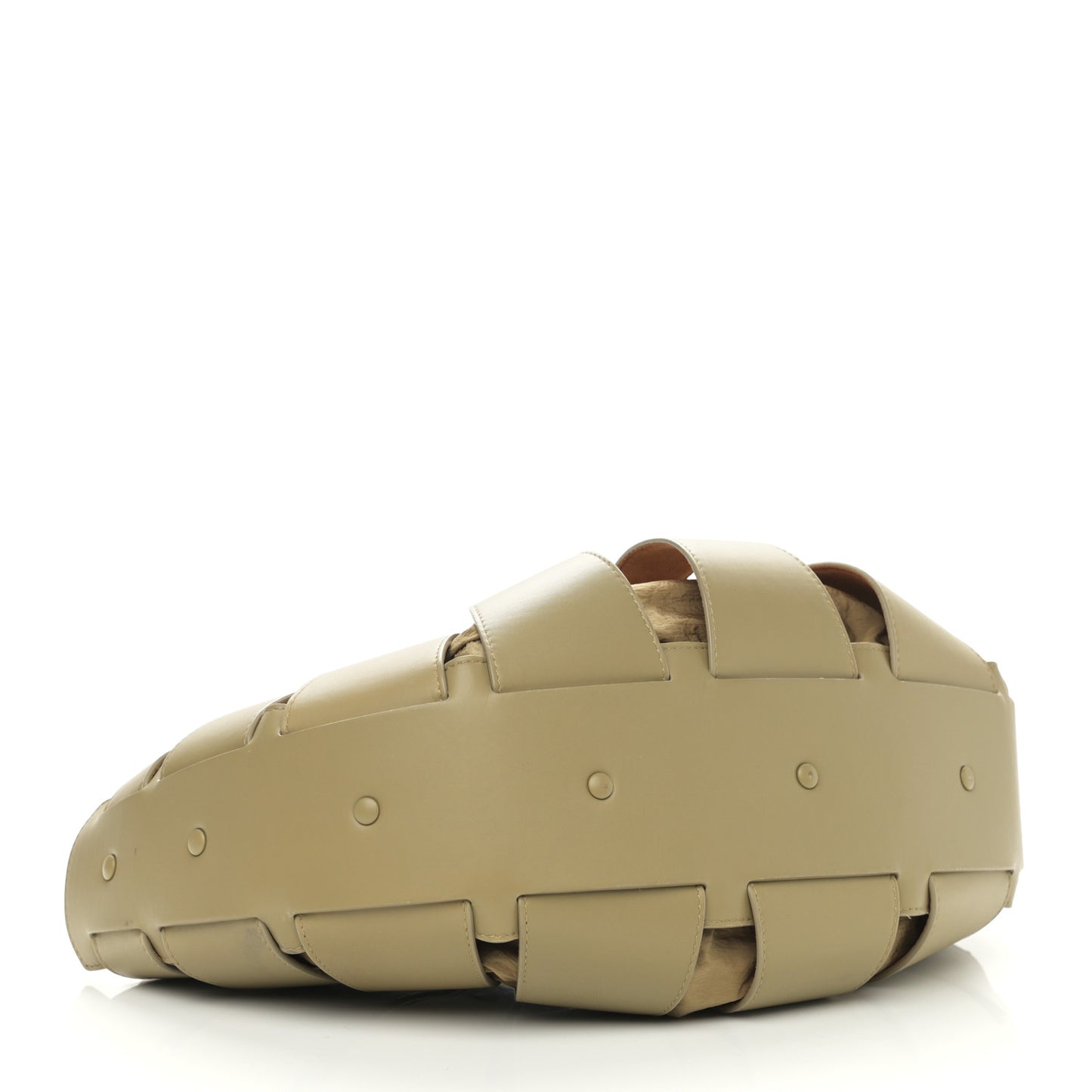 French Calfskin Shell Bag Taupe