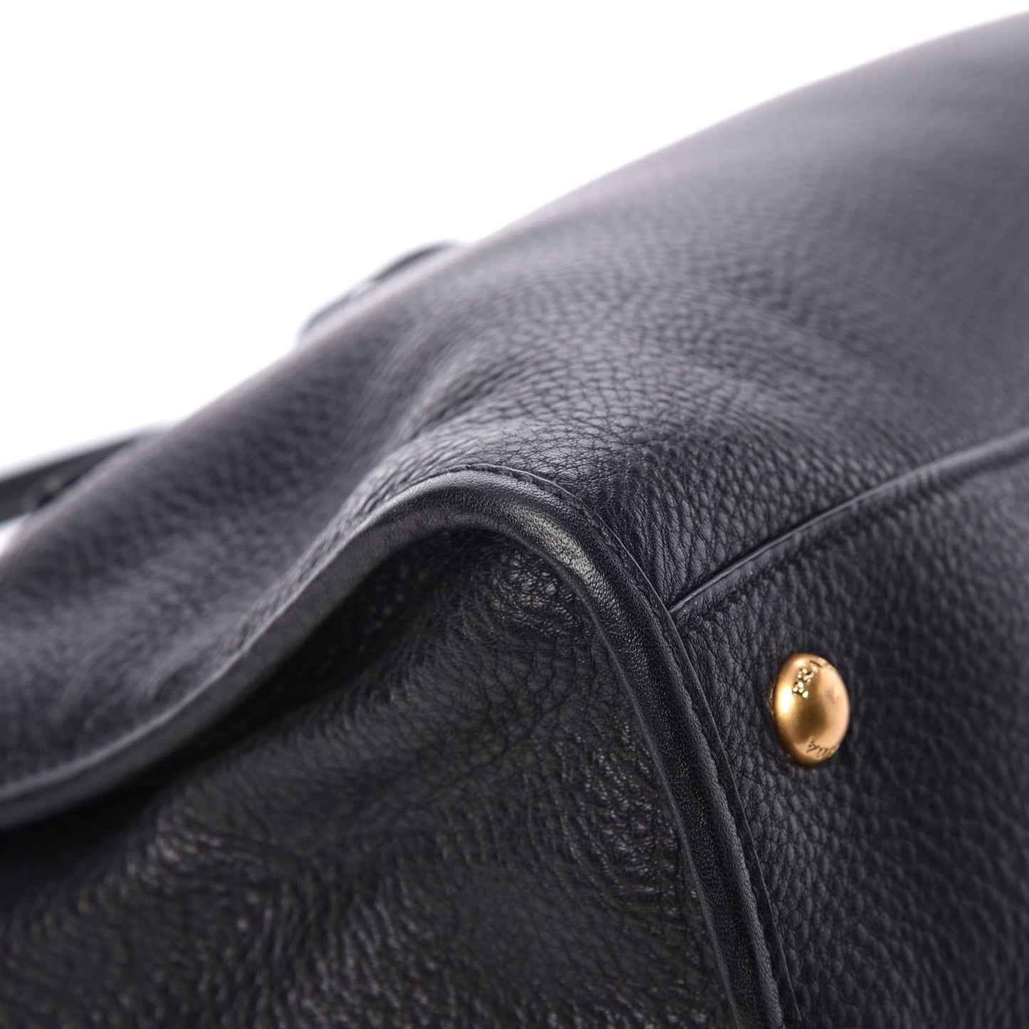 Vitello Daino Shopping Satchel Black