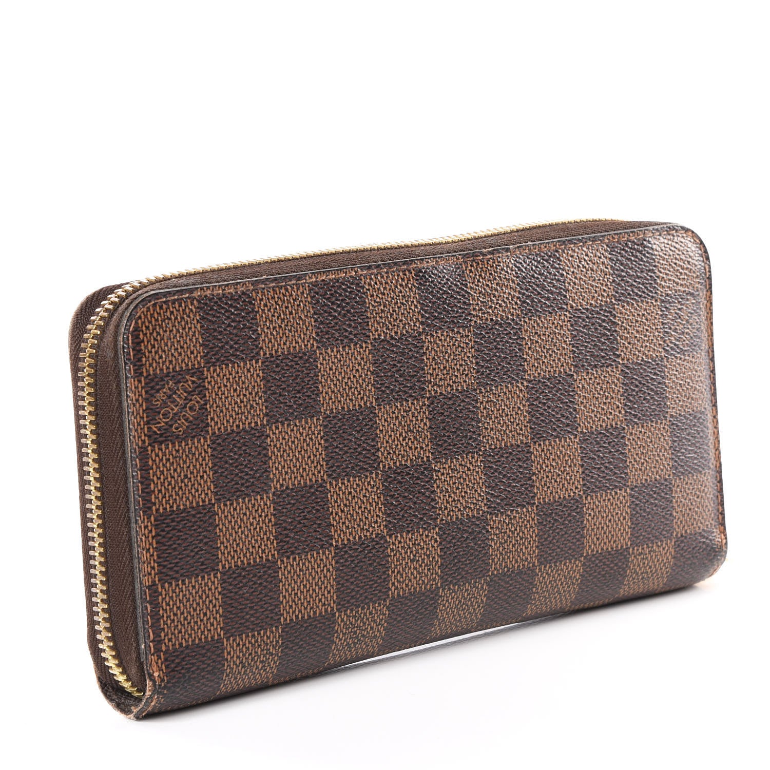 Louis Vuitton Damier Ebene Zippy Wallet 2 of 9