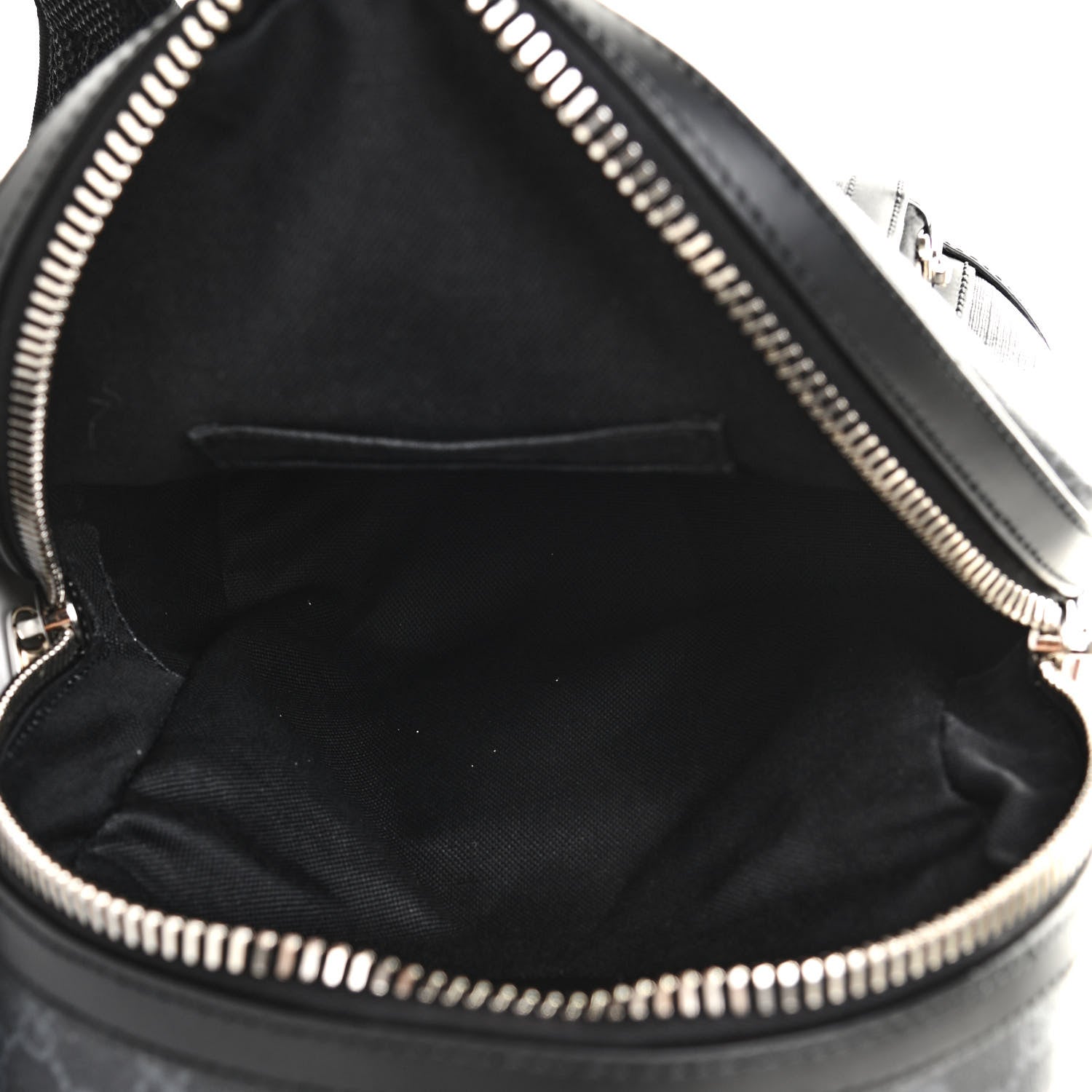 Gucci GG Supreme Monogram Appia Calfskin Web Small Day Backpack Black 5 of 9