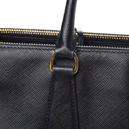 Prada Saffiano Medium Galleria Double Zip Tote Black 14 of 25