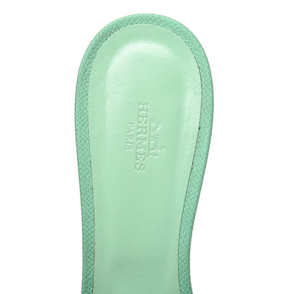 Hermes Epsom Oasis Sandals 40 Malachite 8 of 11