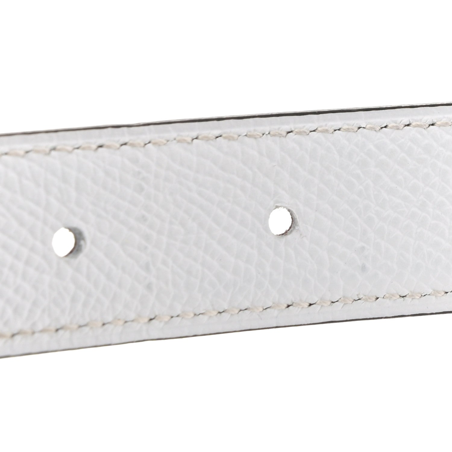 Hermes Epsom Swift 24mm Mini Constance H Belt 90 36 White Etoupe 5 of 6