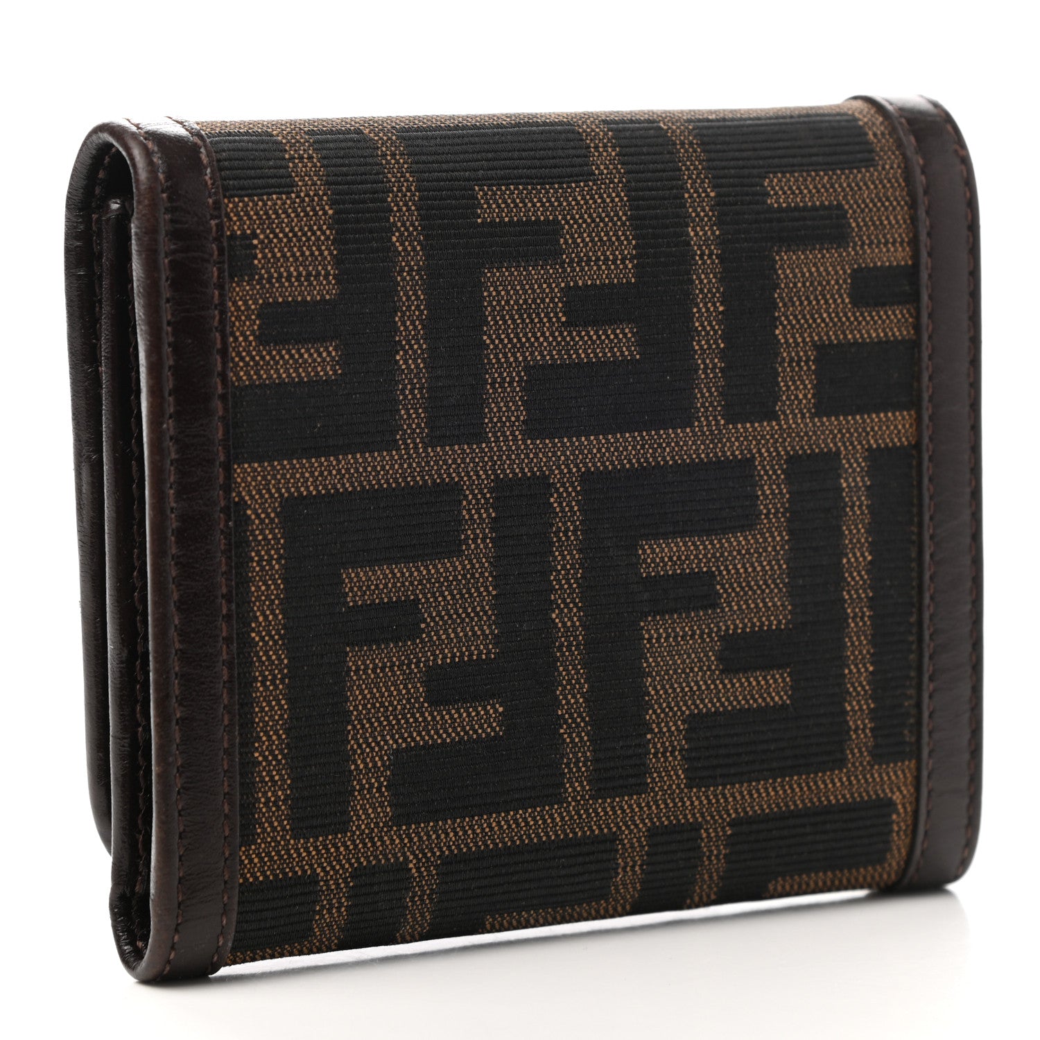 Fendi Zucca Compact Wallet Tobacco 3 of 9