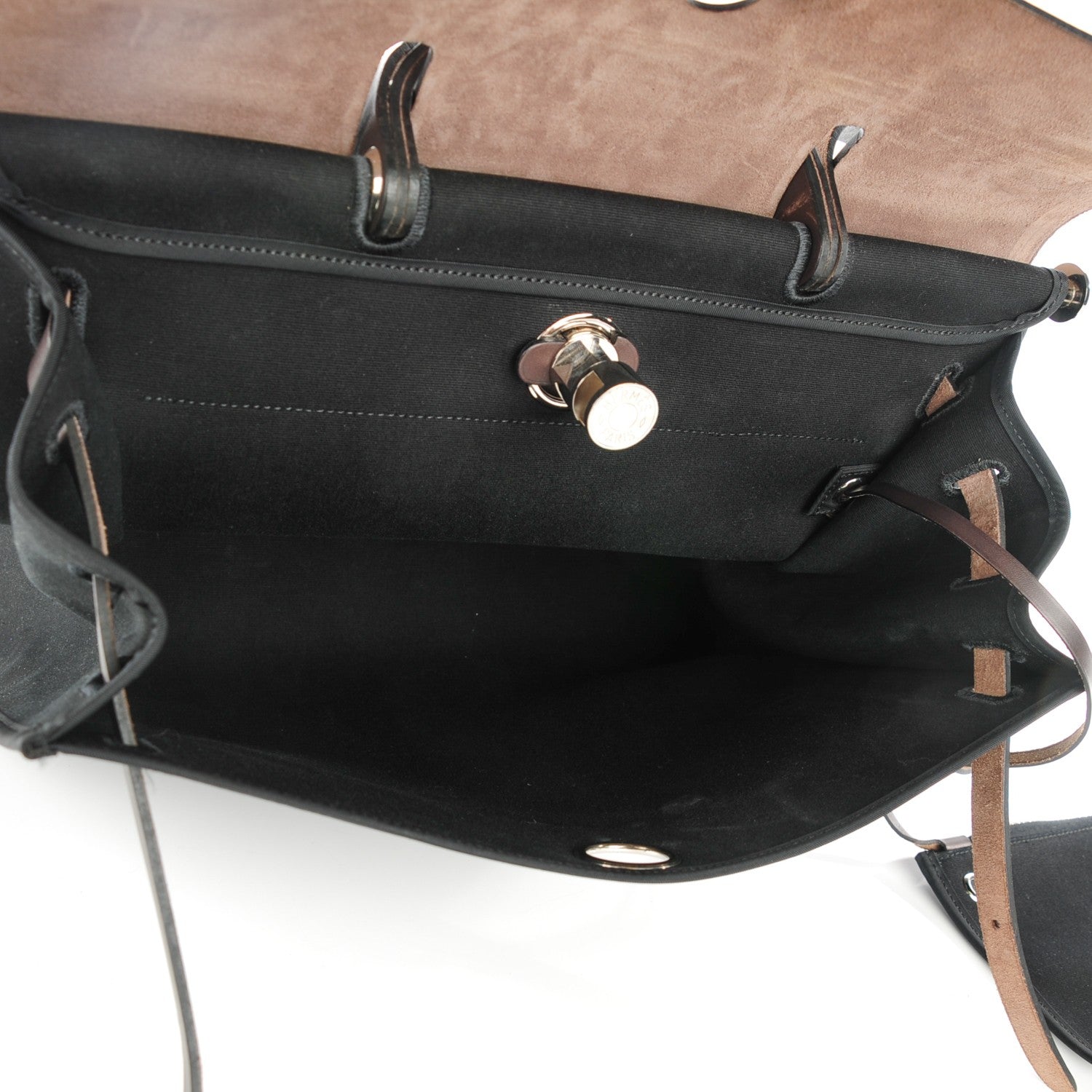 Hermes Toile Vache Hunter Herbag Zip 39 MM Black 8 of 14