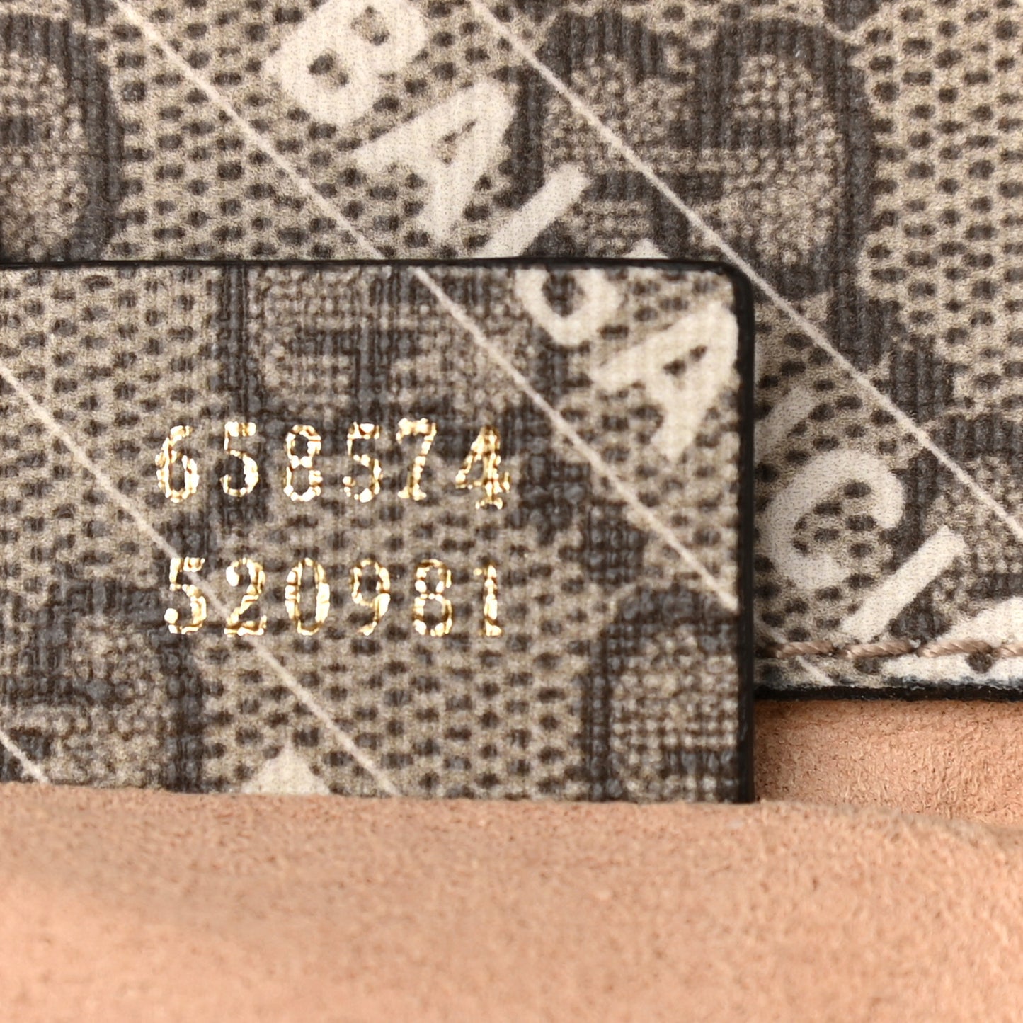 X BALENCIAGA GG Supreme Monogram Web Logo Print Mini Horsebit 1955 Shoulder Bag Beige Ebony