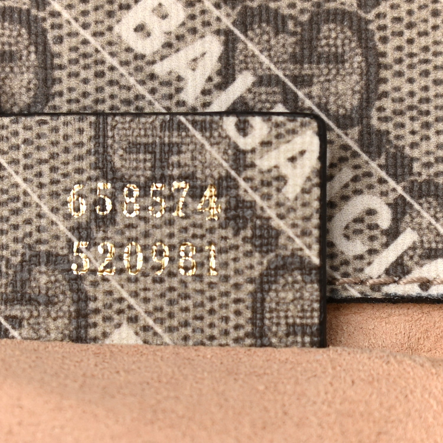 Gucci X BALENCIAGA GG Supreme Monogram Web Logo Print Mini Horsebit 1955 Shoulder Bag Beige Ebony 7 of 10
