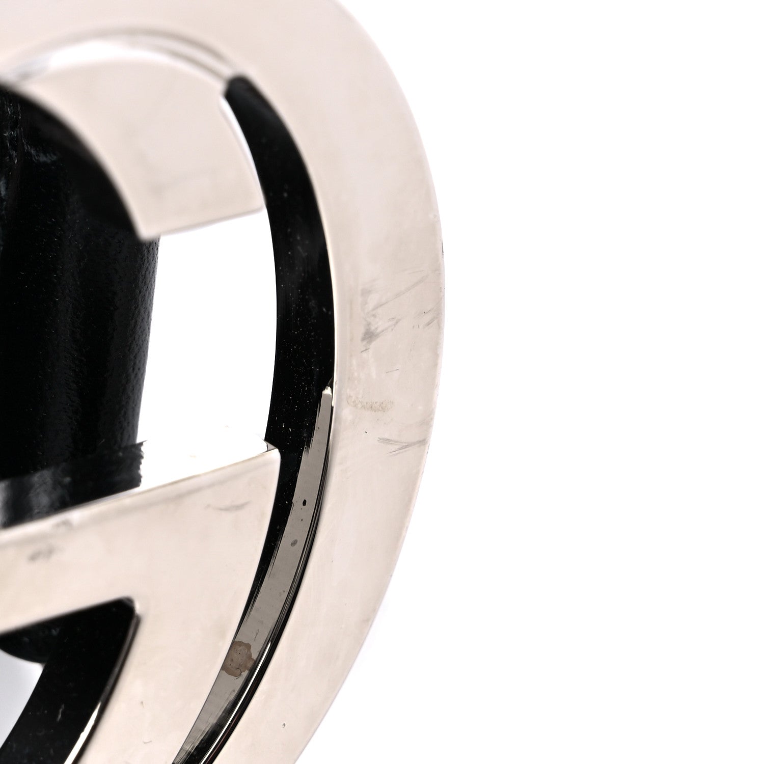 Gucci Guccissima Signature Interlocking G 40mm Belt 80 32 Black 7 of 7