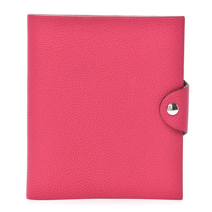 Hermes Togo Ulysse PM Notebook Cover Rose Mexico 1 of 6