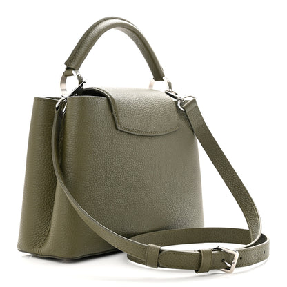 Louis Vuitton Taurillon Capucines BB Khaki 3 of 10