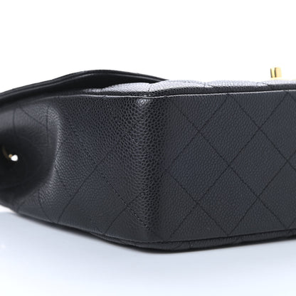 Chanel Caviar Quilted Jumbo Single Flap Black 9 of 13