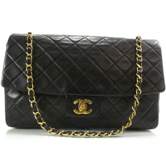 Chanel Lambskin Quilted Flap Black 1 of 12