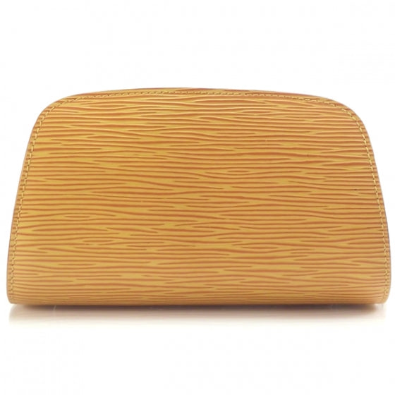 Louis Vuitton Epi Dauphine Cosmetic Pouch Yellow 2 of 8
