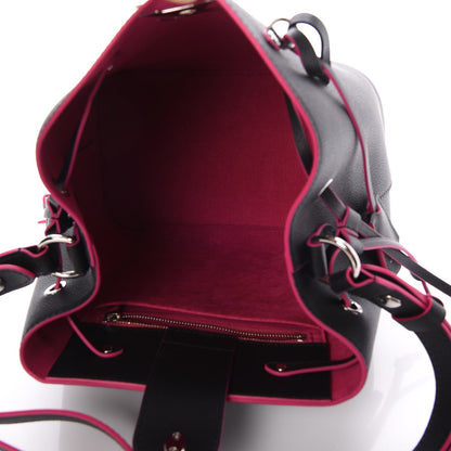 Louis Vuitton Calfskin Lockme Bucket Black 5 of 8