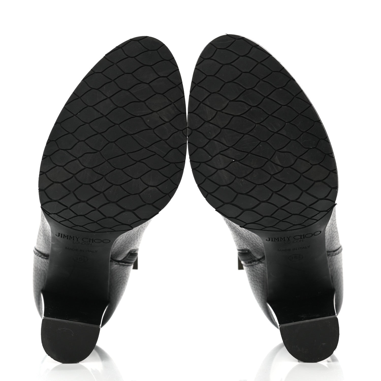 Jimmy Choo Grainy Calfskin Hart Ankle Boots 35.5 Black 5 of 7