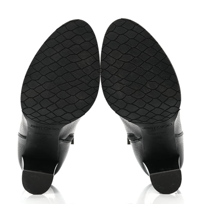 Jimmy Choo Grainy Calfskin Hart Ankle Boots 35.5 Black 5 of 7
